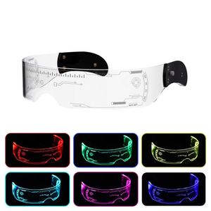 Gafas Brillantes en la Oscuridad OEM, Diseño Moderno, Luz LED Intermitente, Gafas de Fiesta Cyberpunk para Bodas - Product Image 2