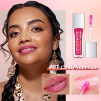 Pudaier: Muestra Gratuita al por Mayor de Brillo Labial Hidratante, Duradero, Colorido, Voluminizador – Maquillaje de Aceite Labial de 5 Tonos