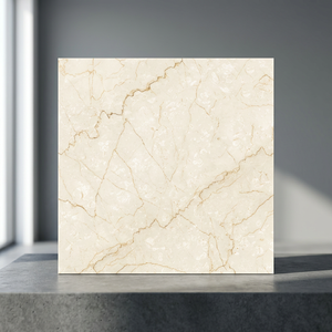 Azulejos de Porcelana Esmaltada Aster Natural de 24x24 Pulgadas, Diseño de Mármol Islámico, Piso Interior Pulido de 8 mm - Product Image 2