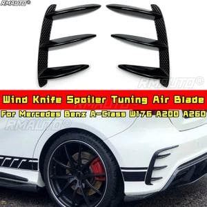 Kit de carrocería para Mercedes Benz Clase A W176 A200 A260, alerón aerodinámico, cuchilla de aire, divisor lateral para parachoques trasero, accesorios para coche - Product Image 1