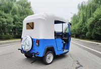 Nouveau Tricycle Électrique 2026 Type Tuk-Tuk Couvert, Idéal pour le Transport Familial d'Étudiants et l'Utilisation dans les Sites Touristiques