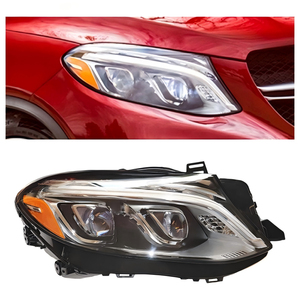 Faro Delantero para <span class=keywords><strong>Mercedes</strong></span> Benz <span class=keywords><strong>GLE</strong></span> W166 2015-2019, GLE320 <span class=keywords><strong>350d</strong></span> 250d 400 450, Luz Geométrica para EE. UU., A1668201159 A1668201259 - Product Image 1