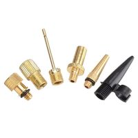 Kit de 7 adaptateurs de pompe à air réglables Presta Schrader pour vélo, embout de valve, tube de gonflage, jouets gonflables, recharge d'air