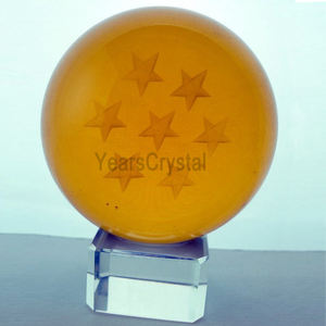 Bola de Cristal de Dragón de 7 Estrellas Transparente Pulida YearsCrystal, Grabada con Láser 3D, Juguete Coleccionable, Caja de Regalo - Product Image 2