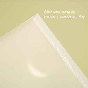 Biểu tượng tùy chỉnh in A4 rõ ràng nhựa thư mục tập tin túi <span class=keywords><strong>PP</strong></span> với khe cắm thẻ Snap Nút tài liệu chủ với biểu tượng tùy chỉnh in ấn - Product Image 6