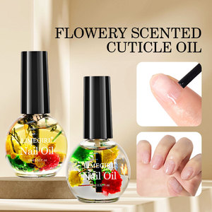 Neue 15ml Maniküre Ernährungs öl getrocknete Blumen Anti-Hangnail Feuchtigkeit spendende Nagel kanten pflege Frucht geschmack 3ml Nagel hautöl - Product Image 2