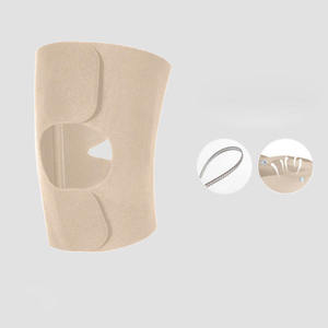 Genouillère à rotule ouverte en gros, support de compression réglable avec stabilisateurs à ressort, genouillère respirante antidérapante - Product Image 3