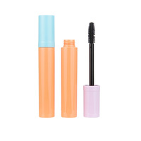 Tube de mascara vide couleur macaron en ABS, emballage cosmétique avec logo personnalisé pour liquide de croissance des cils