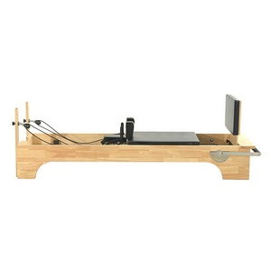 Reformer de Pilates Comercial, Equipo de Roble Blanco, Máquina Reformer, Escalera de Estudio, Barril, Corrector de Columna, Conjuntos de Yoga, EedFit <span class=keywords><strong>ED</strong></span>-P04 - Product Image 2