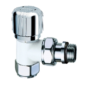 Valvola Termostatica 3/8 Pollici Bianca Cromata per Sistemi di Riempimento - Product Image 1