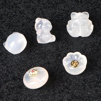 Pendentif Patte de Chat en Agate Blanche Gelée de Litchi Naturelle, Sac Porte-Bonheur, Accessoires de Bijoux Faits Main DIY, Petites Perles, Style Ethnique