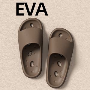Sandalias de EVA para mujer, de verano 2026, antideslizantes, ecológicas, duraderas, de interior, con fondo grueso y orificios, de secado rápido, para baño y ducha. - Product Image 5