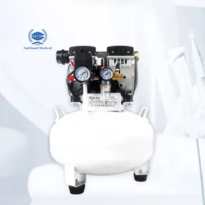 Compressore d'aria silenzioso senza olio portatile compressore d'aria dentale professionale 26L