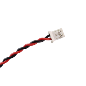 สายเคเบิลที่กำหนดเอง JST PH2.0mm ตัวเชื่อมต่อ2P กับเทอร์มินัล110พร้อมปลอกหุ้มฉนวนสีน้ำเงินชุดสายเคเบิล24AWG L100mm ลวด - Product Image 6