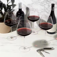 Gobelets en plastique transparent de haute qualité en forme d'œuf pour le vin et le whisky, pour le champagne