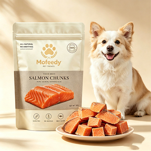 <span class=keywords><strong>Snack</strong></span> <span class=keywords><strong>per</strong></span> Animali Domestici Certificati FDA: Bocconcini di Salmone Liofilizzato Personalizzati, Bocconcini di Merluzzo Liofilizzato da Pesce d'Acqua Profonda, <span class=keywords><strong>Snack</strong></span> <span class=keywords><strong>per</strong></span> <span class=keywords><strong>Cani</strong></span> - Product Image 1
