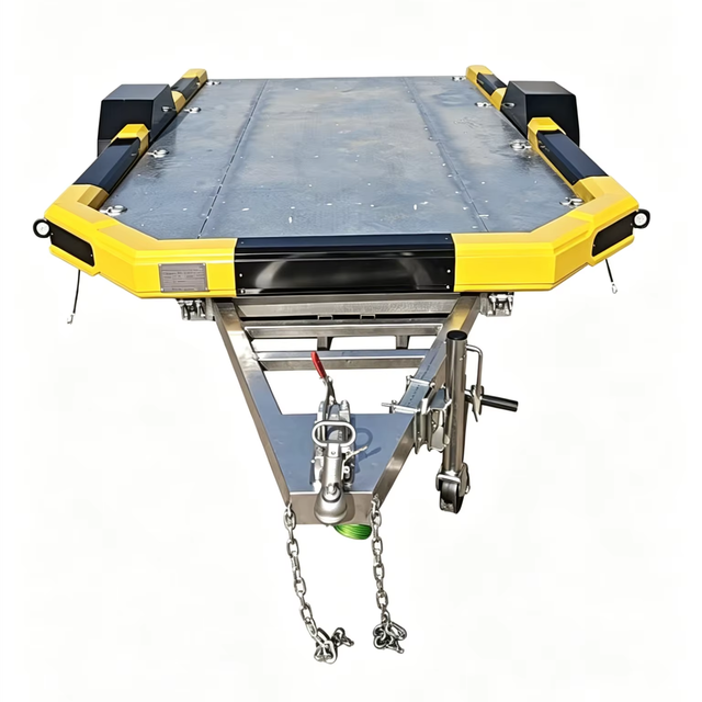 OMT Low Price Trailer 2 Wheels Heavy Duty Cargo Trailer for Farm Garden Construction Equipment Transportation China