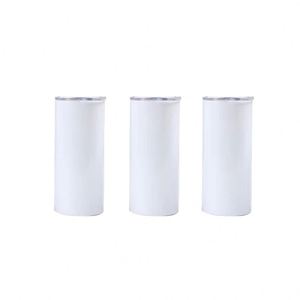 Vaso Térmico de Acero Inoxidable 304 de 15 oz, Recto, para Sublimación, Aislado al Vacío, Simple, para Oficina, Auto o Vehículo, con Pajita - Product Image 1