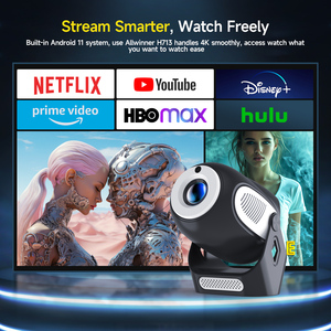 2025 New Arrival Magcubic 4K UHD Gaming <strong>Projector</strong> Home Theater <strong>LED</strong> 3D <strong>Build</strong>-in Triple Laser <strong>Projector</strong> - Product Image 3