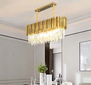 APCITL Modern Gold-plated Round Chandelier with Crystals LED Dimmable Warm <strong>White</strong> <strong>Hanging</strong> for Home &amp; Hotel - Product Image 5