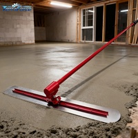 Vente directe usine : Niveleuse manuelle en alliage magnésium-aluminium pour béton, machine de finition de surface, flotteur à ciment