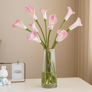 Venta al por Mayor de Fábrica, Lirios de Cala Artificiales Decorativos de Tacto Real, Tamaño Grande de 60 cm, Flores de Lirio de Cala - Product Image 2
