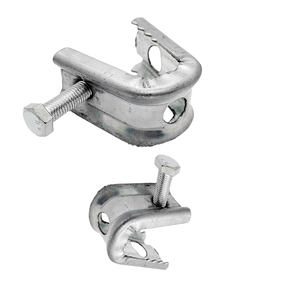 Abrazaderas de viga de metal Chapado de zinc de acero 30mm 25mm Clip de abrazadera de viga para tubería - Product Image 1