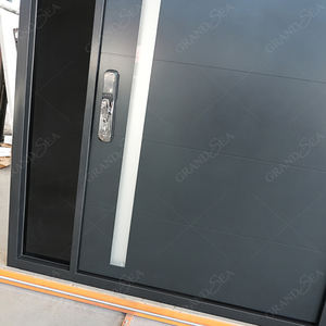 Porte d'entrée pivotante en aluminium sur mesure de conception moderne Grandsea avec prix d'usine pour les projets résidentiels - Product Image 3