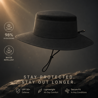 Chapeau de soleil polyvalent à large bord, imperméable et respirant, idéal pour la pêche, avec sangle de menton réglable, vente en gros, pour le camping