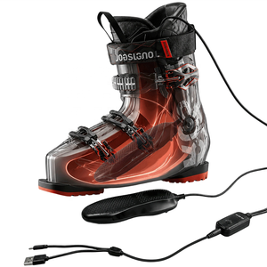 Mini-séchoir à chaussures électrique USB portable avec minuterie 3/6/9H, température constante, séchage rapide pour bottes <span class=keywords><strong>de</strong></span> <span class=keywords><strong>ski</strong></span> et baskets à domicile - Product Image 2