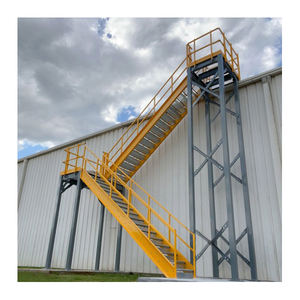 Steel Fire Escape <strong>Stairs</strong> Outdoor Galvanized Metal Fire Escape Step <strong>Stair</strong> Tread Staircase Steel - Product Image 3