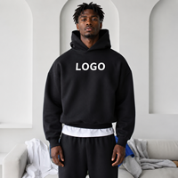 Fabricant de sweats à capuche surdimensionnés personnalisés à impression rapide, en coton lourd, style streetwear vintage, vêtements de créateur