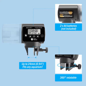 도매 프리미엄 자동 물고기 피더 조정 가능한 플라스틱 수족관 물고기 음식 타이머 디지털 디스플레이 휴가 피더 - Product Image 5