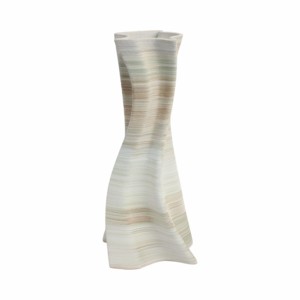 Vaso in Porcellana Stampato in 3D, Decorazione Moderna per la Casa, Forma Stratificata, Vaso Decorativo per Fiori da Soggiorno - Product Image 3