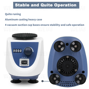 Agitatore Vortex Digitale Mini IKEME 3000rpm per Smalto, Microplacche, Tubi, Miscelazione, Preparazione Campioni PCR, ELISA, Immunoassay - Mixer Vortex da Laboratorio - Product Image 4