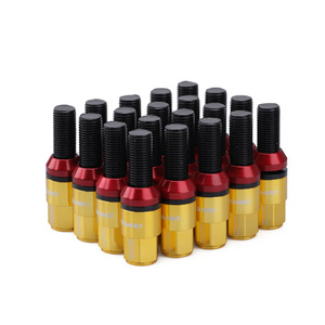 CNSPEED Lug Nuts M14x1.5 <b>28mm</b> Thread 6061 Aluminum Cover 33mm for Car Modification - Product Image 3