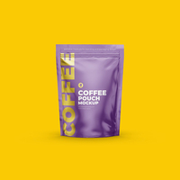 Pochette debout en plastique mat de qualité alimentaire à impression personnalisée avec fermeture éclair Sacs Doypack pour emballage de biscuits pop-corn bonbons collation alimentaire