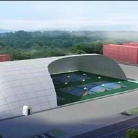 Dôme gonflable en membrane PVDF, taille personnalisée, installation rapide, couverture pour salle de sport intérieure et piscine