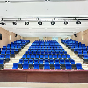 Les pieds pliables en plastique PP de style moderne sont utilisés pour les chaises dans les salles de théâtre scolaires, les auditoriums et les amphithéâtres universitaires. - Product Image 2