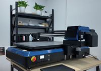 Printer UV LED Flatbed 6090 A1 dengan Print Head XP600 I1600 untuk Casing Ponsel, Kulit, Bola Golf, Akrilik/Kaca, Garansi 1 Tahun