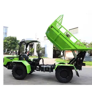 50HP 70HP traktor mini tekerlekli sürücü tarım bahçe traktörleri yağ palmiye hasat damperli küçük traktör