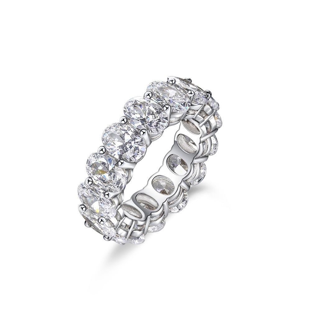 Style 3  5*7mm Ovale Blanc