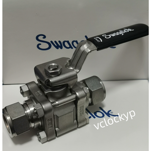 Vanne à bille Swagelok en acier inoxydable série 60, tube OD, SS-63TS12, d'occasion - Product Image 1