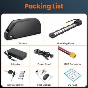[USA Direct] Batterie de vélo électrique 48V 25AH 50A, pack de batteries au lithium Polly, cellules 21700 pour kits de moteurs électriques 1000W 1200W 1500W - Product Image 5