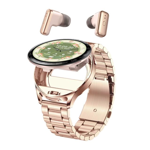 1.39 Inch IPS 2-in-1 Smartwatch & TWS Earbuds IP67 Waterproof Sport Watch with GPS & Heart Rate Monitor Unisex Luxury T97