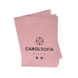 Sac de Courrier Rose Mat Jiarun Épaissi Imperméable Biodégradable avec Impression de Logo Auto-adhésif Longueur de Scellage 4cm - Product Image 2