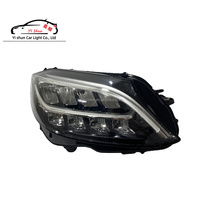 Pour Mercedes-Benz Classe C, lentille de phare LED C205 2019 2020 2021, phare d'origine C180 C200 C260 C300 Benz W205
