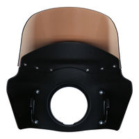 Nouveau carénage de phare ABS de style club personnalisé pour moto avec lentille en PC pour phare 5.75 Sportster Dyna Softail
