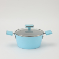 Ensemble de casseroles et poêles en aluminium multi-pièces, ustensiles de cuisine sains antiadhésifs, chauffe uniforme haute efficacité, ustensiles de cuisine en aluminium pour la maison