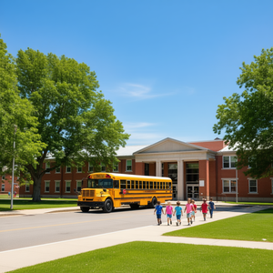 Los conductores de autobuses hacen posible la asistencia escolar, camiseta de manga larga con diseño de conductor de autobús escolar - Product Image 3
